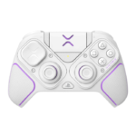 PDP Gaming Victrix Pro BFG Wireless/Wired Controller, Compatible With PS5 / PS4 & PC, 5ms Input Latency, 2000mAh Battery, 4 Mappable Back Buttons, Multi-Position Clutch Triggers, White | 052-002-WH