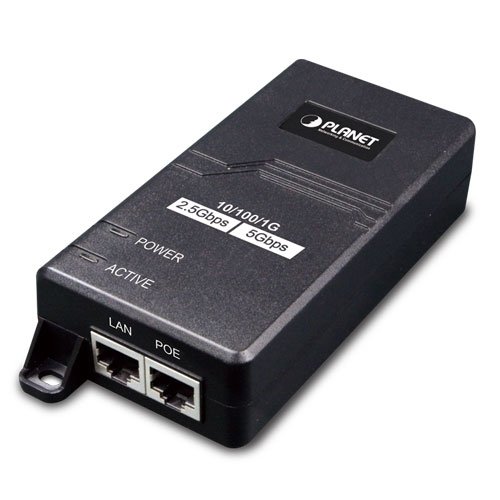 Planet  Single-Port Multigigabit 802.3at PoE+ Injector (30 Watts)
