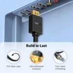 UGreen HD107 HDMI Male to FeMale Cable 5m - Black - Image 2