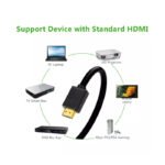 UGreen HDMI Cable 4K Right Angle 90 Degree 3m - Black - Image 3