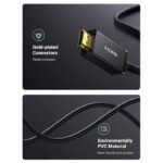 UGreen DisplayPort Male to HDMI Male Cable 5m - Black - Image 2