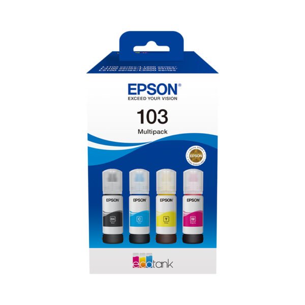 Epson 103 EcoTank 4-colour Multipack Ink Bottles...