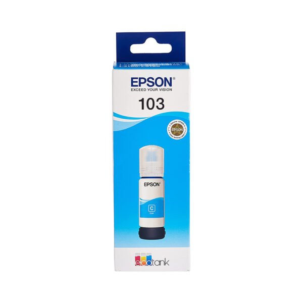 Epson 103 EcoTank Cyan Ink Bottle...