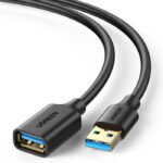 UGreen US129 USB 3.0 Extension Male Cable 2M - Black - Image 3