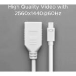 UGREEN Mini Displayport Male to Displayport Female Cable - Image 3