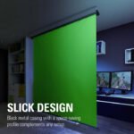 Elgato Green Screen MT Wall-Mounted Retractable Chroma Key Backdrop With Wrinkle-Resistant Fabric For background Removal - Image 2