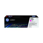 HP 128A Magenta Original LaserJet Toner Cartridge (CE323A)...
