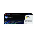 HP 128A Yellow Original LaserJet Toner Cartridge (CE322A)...