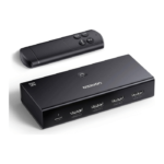 UGREEN HDMI Switch 4K 60Hz 3 in 1 out HDMI Switcher, Supports HDR/CEC/3D/HDCP 1.4 for 4K x 2K@60Hz/ FHD 1080P, 1* USB Type-C, Compatible with PS5 PS4 Xbox Fire Stick Roku Apple TV PC, Black | 15376