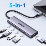 UGREEN 5-In-1 USB-C Multifunction Adaptor For Window & Mac - Image 2