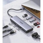 UGreen USB-C MultiFunction Adapter 9-In-1 for MacBook Pro, Type-C Laptops - Image 3