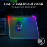 Razer FireFly V2 Pro Fully illuminated RGB Gaming Mouse Mat Edge-To-Edge BackLit Design, 15-Zone Chroma Light - Black - Image 2