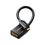 UGreen Micro HDMI Male to HDMI Female Adapter Cable 22cm - Black
