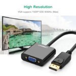 UGreen DisplayPort to VGA Converter 1080@60Hz - Black - Image 3