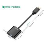UGreen DisplayPort to VGA Converter 1080@60Hz - Black - Image 2