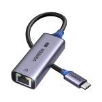UGREEN USB C to Ethernet Adapter 2.5G, Ethernet Adapter for Laptop, Aluminum, Type C (Thunderbolt 4/3 Compatible) to RJ45 Network Internet, Compatible for NAS, MacBook Air/Pro, XPS, iPhone 16 Pro/Max, iPhone 15 Pro/Max