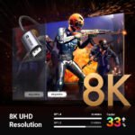 UGreen USB C to DisplayPort 1.4 Cable 8K@60Hz 4K@240Hz 2m - Image 3