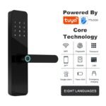 Smart Door Lock Wooden-pvc Door TTLock-black - S07 - Image 3