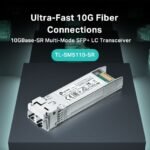 TP-Link TL-SM5110-SR Multi-Mode 10GBase-SR SFP+ LC Transceiver - Image 3
