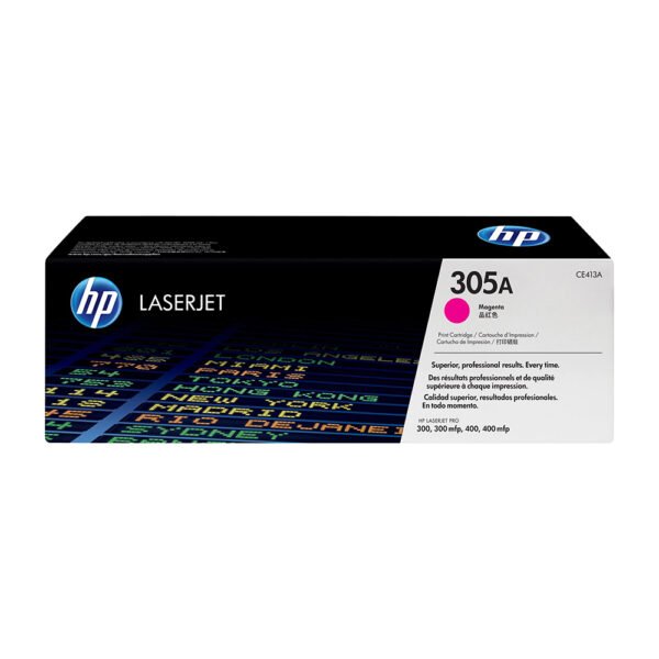 HP 305A Magenta Original LaserJet Toner Cartridge (CE413A)...