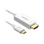 UGreen MM121 USB Types C to HDMI Cable Male to Male ABS Case 1.5m - White - Image 3