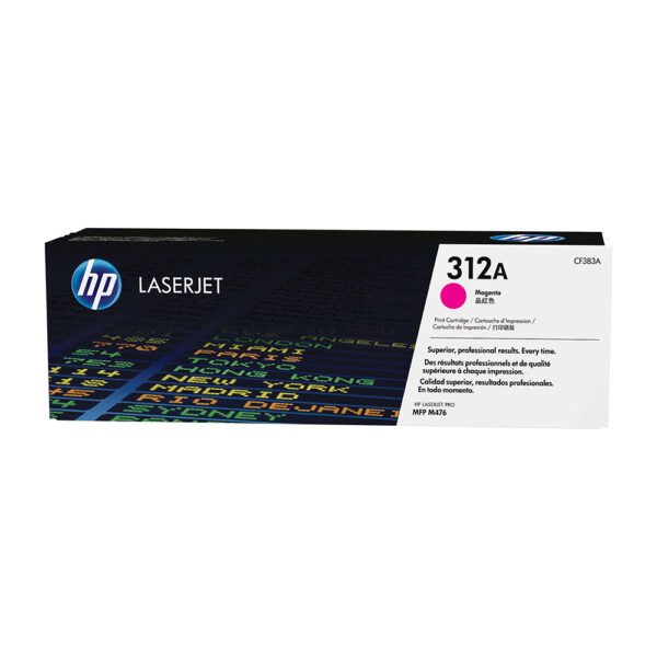 HP 312A Magenta Original LaserJet Toner Cartridge (CF383A)...