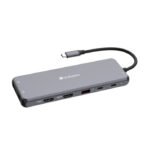 Verbatim USB-C Pro Multiport Hub 13 Port Upto 10Gbps USB 3.2 Gen 1, Supports 8K, 85W USB Power Delivery