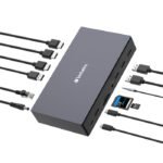 Verbatim USB-C Pro Docking Station 17 Port Upto 10Gbps USB 3.2 Gen 2 Supports 8K Supports DisplayLink With 80W USB Power Delivery - Image 3