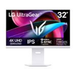 LG 32" UltraGear 4K UHD IPS 144Hz 1ms Smart (WebOS) Gaming Monitor - White