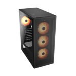 Cougar MX220 RGB Mid Tower Tempered Glass Side Panel Case With 4 Fan RGB - Black - Image 3