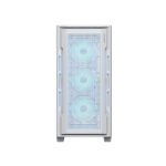 Cougar UniFace RGB Mid Tower Tempered Glass Side Panel Case With 4 Fan RGB - White - Image 3