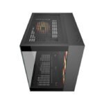 Cougar FV150 RGB Mid Tower Two Panel Front & Left Side Tempered Glass Case With 4 RGB Fan - Black - Image 2