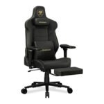 Cougar ARMOR EVO M Gaming Chair, Breathable PVC Leather, 5D Adjustable Armrest, Lumbar Cushion, Full Steel Frame, Class 4 Gas Lift Cylinder Up To 160Kg Capacity, Black/Gold | 3MEVMGLB.0001 - Image 3
