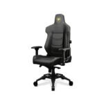 Cougar Armor Evo Royal Breathable PVC Leather Built-in 4-Way Curved Lumbar Support, Magnetic Neck Pillow Foam 4D Armrests - Black - Image 3
