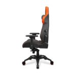 Cougar Armor Evo PVC Leather Gaming Chair Integrated 4-way Lumbar Support Magnetic Neck Pillow Foam 4D Adjustable Armrest Black/Orange - Image 2