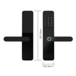 Smart Door Lock Wooden-pvc Door TTLock-black - S07 - Image 4
