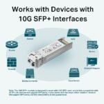 TP-Link TL-SM5110-SR Multi-Mode 10GBase-SR SFP+ LC Transceiver - Image 4