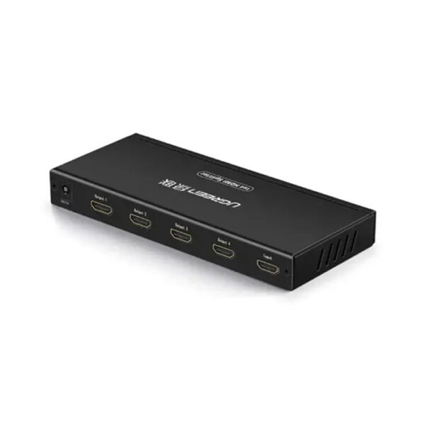 UGreen HDMI Splitter 1-In-4 Out With Power Supply Port Stable Transmission Quad-Screen Mirroring HD Image Quality