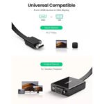 UGreen HDMI to VGA Converter With Audio 25cm - Black - Image 2