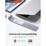 UGreen LP451 Foldable Holder For Adjustment Laptop - Silver - Image 2