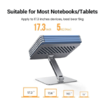 Ugreen LP592 Swivel Laptop Stand, 360 Degree, Lock Able Design, Heat Dissipation, Adjustable Height - Image 3