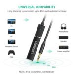UGreen Bluetooth 5.0 Transmitter with 3.5mm / Toslink Optical Audio Jack - Black - Image 3
