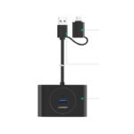 UGreen 2-in-1 USB-C + USB 3.0 4 Port Hub - Image 3