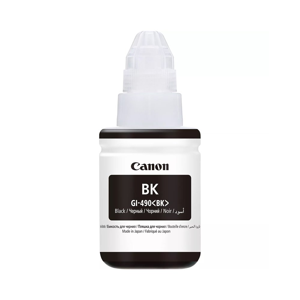 490B-1000x1000 Canon GI-490 Black (0663C001) Ink Bottle... - Image 1