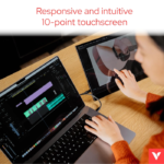 Verbatim PMT-17 Portable Touch Screen Monitor 17.3" IPS FHD Dual USB-C - Image 2
