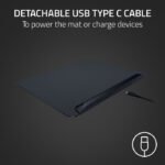 Razer FireFly V2 Pro Fully illuminated RGB Gaming Mouse Mat Edge-To-Edge BackLit Design, 15-Zone Chroma Light - White - Image 2