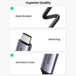 UGreen USB-C to HDMI Cable 1.5M (Resolutions up to 4K@ 60Hz) - Gray Black - Image 2