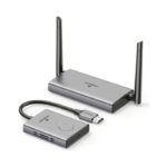 UGREEN CM506 Video Extender/Transmitter And Receiver, 50 Meter 1080p 60Hz Full HD, 5GHz Wireless HDMI + VGA + 3.5mm With LED Indicator And Type C Power Port | 50633A