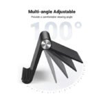 UGreen Mobile & Tablet Stand, Adjustable Multi-Angle, ABS Material, Foldable, Portable-Black - Image 3