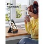 UGreen Mobile & Tablet Stand, Adjustable Multi-Angle, ABS Material, Foldable, Portable-Black - Image 2